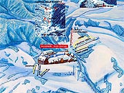 Ski are�l Avalanche panoramaticka mapa