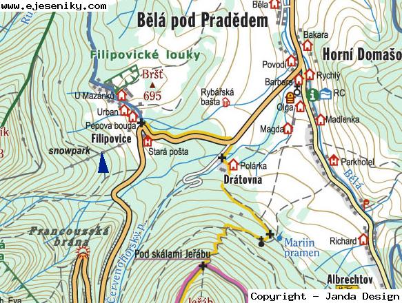 Mapa umístění