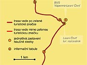 Latzelova naučná stezka - mapka