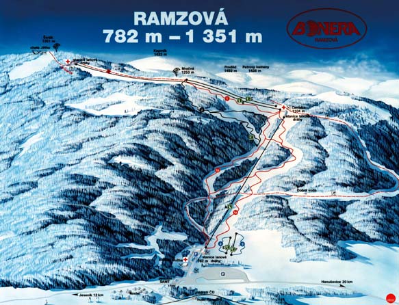 Panoramatická mapa Bonera Ramzová
